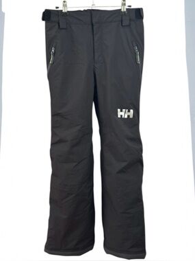 Helly Hansen Jr Legendary Insulated Ski Pants Black 12 RECCO NWOT